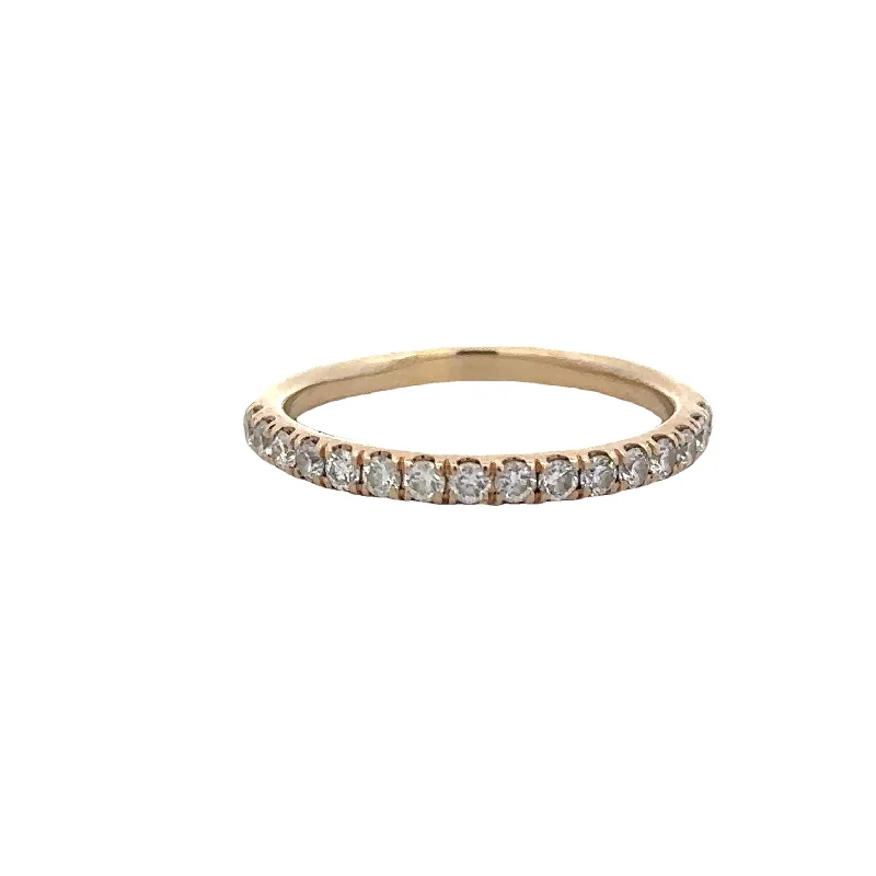 Diamond Band in Yellow Gold