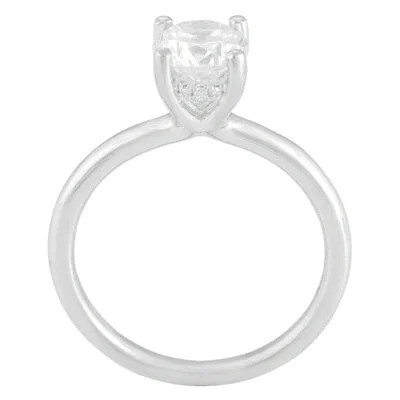 Levy Creations White Gold Solitaire Setting