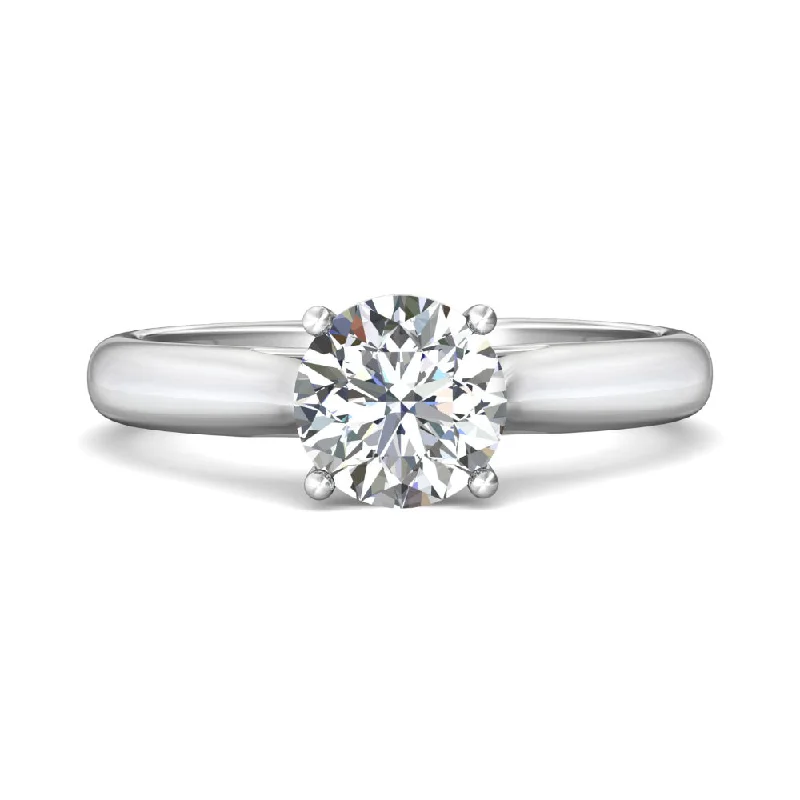 Martin Flyer 14k Round Diamond Solitaire Engagement Ring