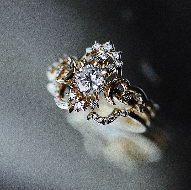 Diamond Wandering Star Ring