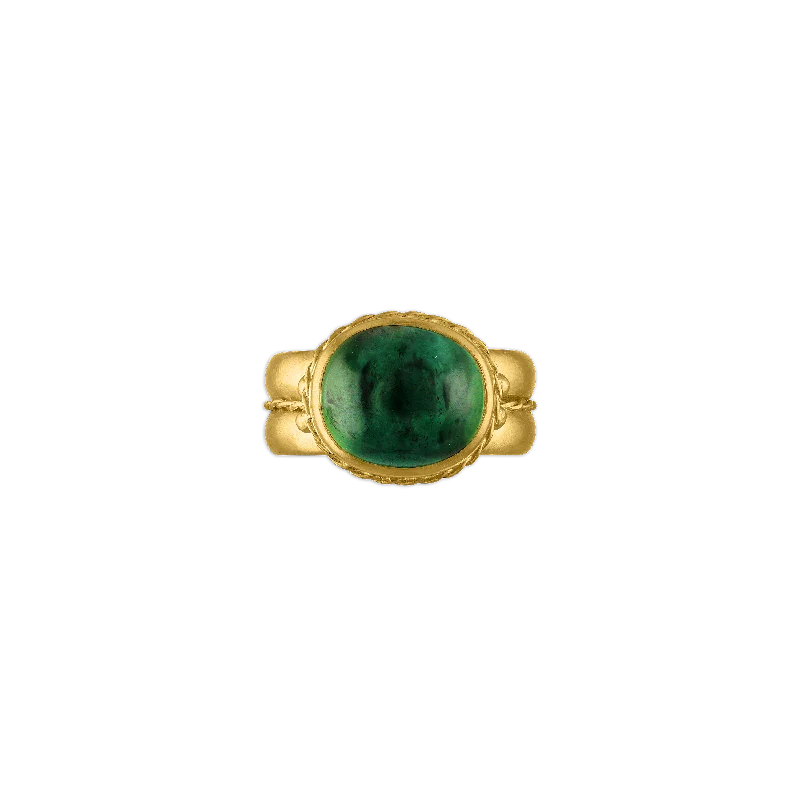 Green Tourmaline Nauta Ring