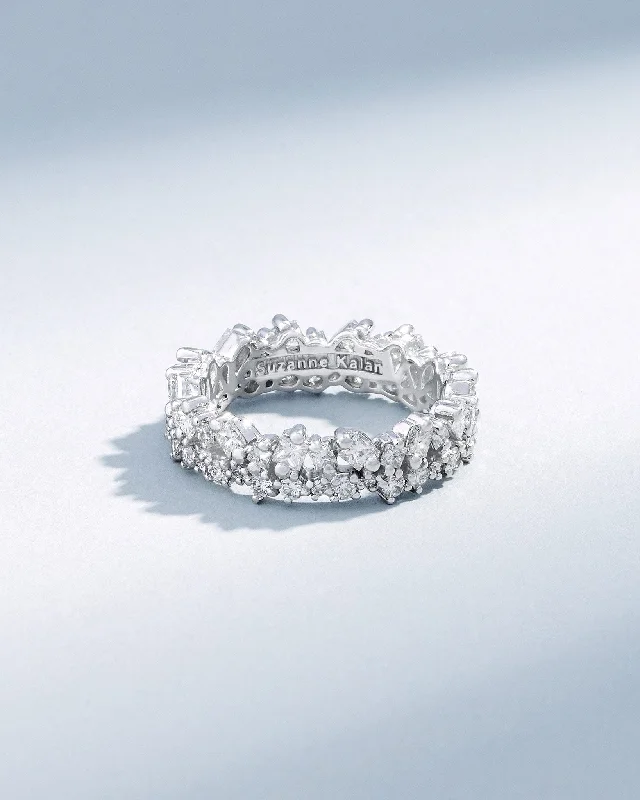 La Fantaisie Short Stack Diamond Eternity Band