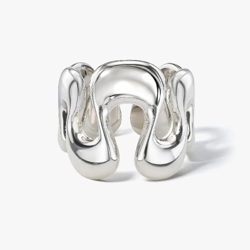 Sené Ring, Sterling Silver