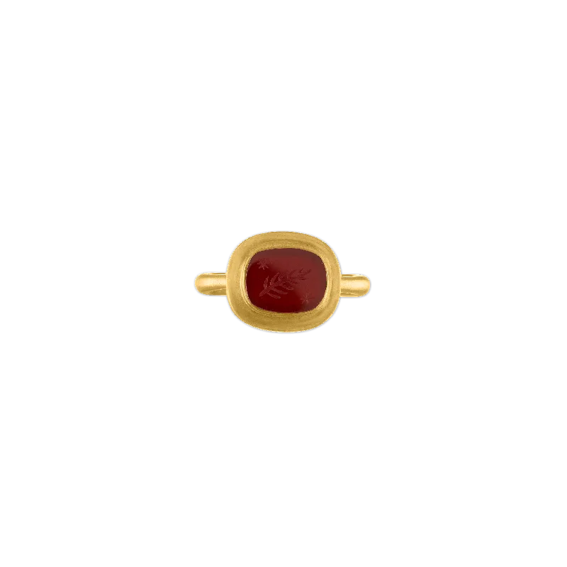 Carnelian Intaglio Ring