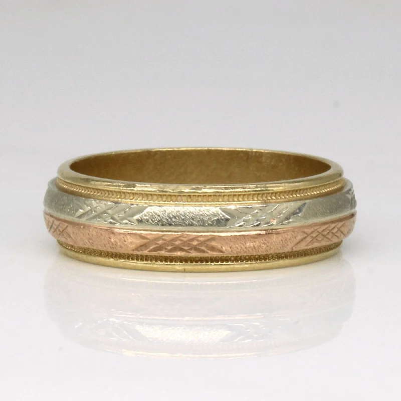 Exclusive Jewelry Sale – Shine For Less 10k Tri Tone Gold Ring | SZ 9 |