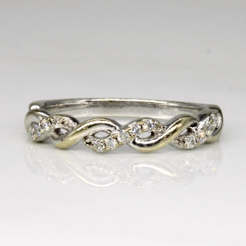 Best-Selling Jewelry Now Available At Special Deals Diamond Overlapping Ring | 0.12ctw | SZ 7.25 |