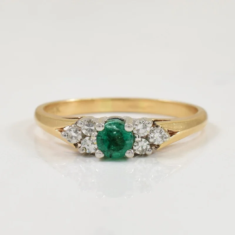 Once-A-Year Jewelry Sale – Grab Your Favorites Now Emerald & Diamond Ring | 0.24ct, 0.12ctw | SZ 7.5 |