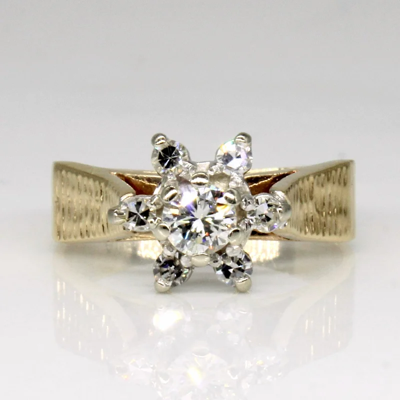Shop Dazzling Rings, Earrings, And More At Special Discounts High Set Diamond Ring | 0.31ctw | SZ 3.75 |