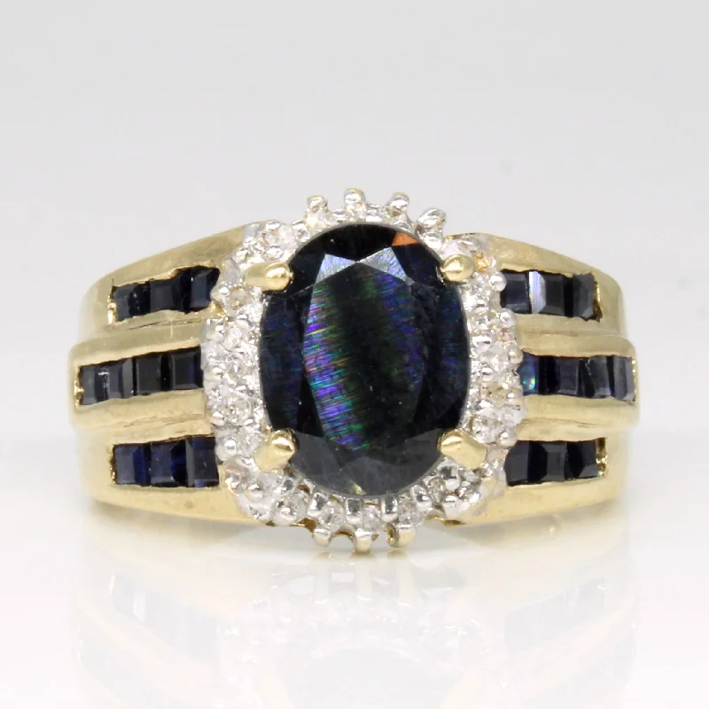 Seasonal Jewelry Sale – Upgrade Your Style Today Sapphire & Diamond Cocktail Ring | 2.55ctw, 0.12ctw | SZ 5.75 |