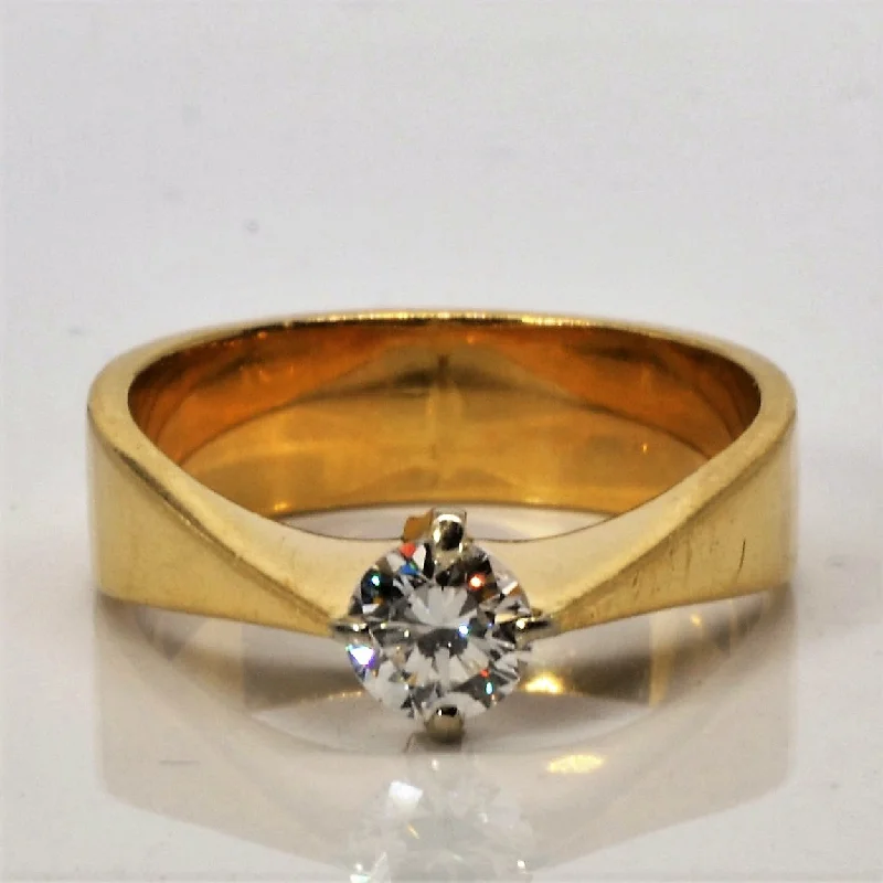 Jewelry Clearance Sale – Final Reductions Solitaire Diamond Engagement Ring | 0.42ct | SZ 6.5 |