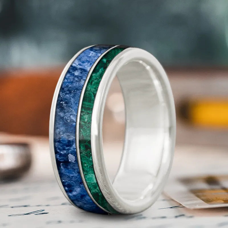 Exclusive Jewelry Bundles At Discounted Rates Custom Design - 2-Inlay Offset Ring CHq5D3PwQ25l0g-oWhbJoVPT