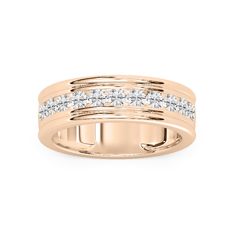 Diamond Channel Set Band