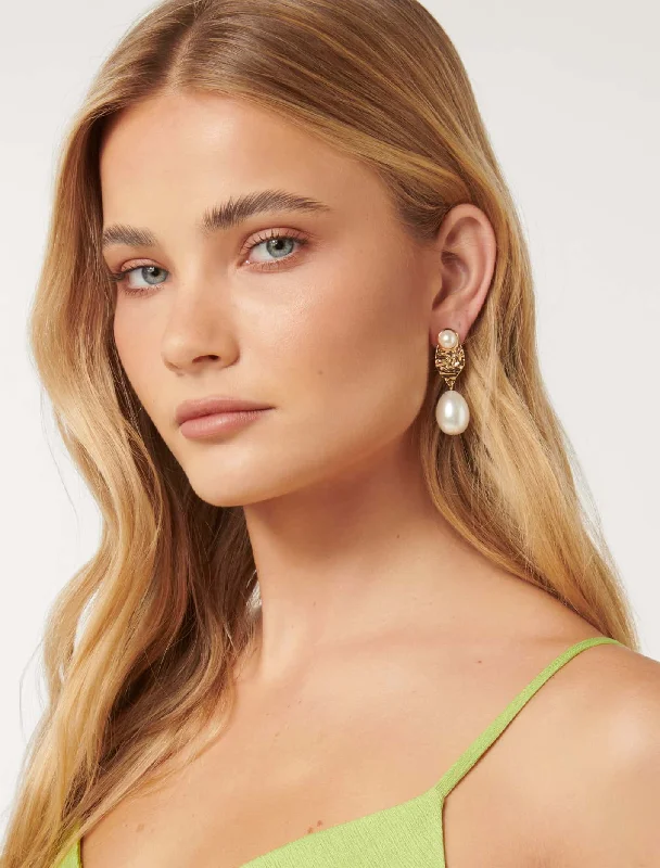 Signature Frances Front Back Earrings