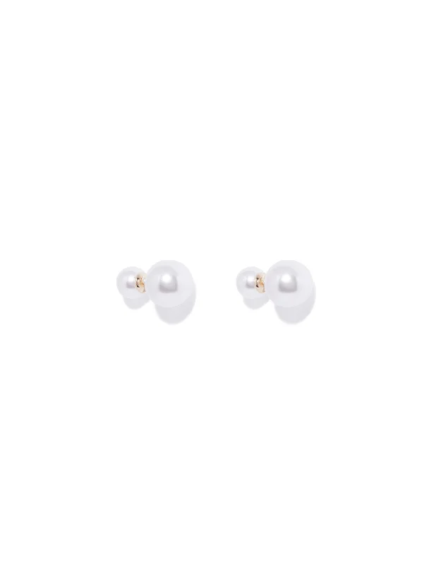 Soma Pearl Front Back Earrings