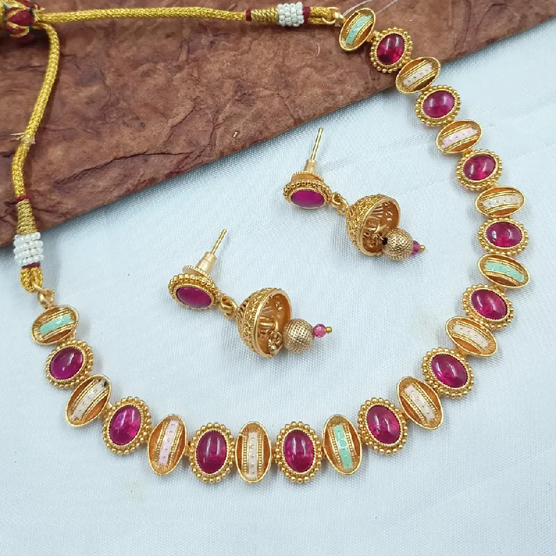 Holiday Jewelry Sale – Perfect Gifts At Great Prices Padmawati Bangles Gold Plated Pota Stone And Meenakari Necklace Set