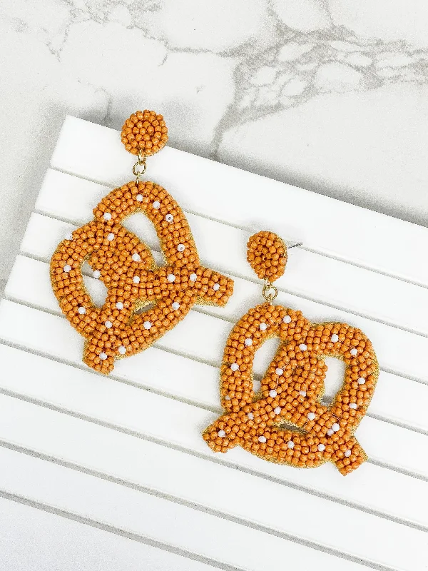 Limited-Time Jewelry Sale – Don't Miss These Deals Seed Bead Pretzel Dangle Earrings
