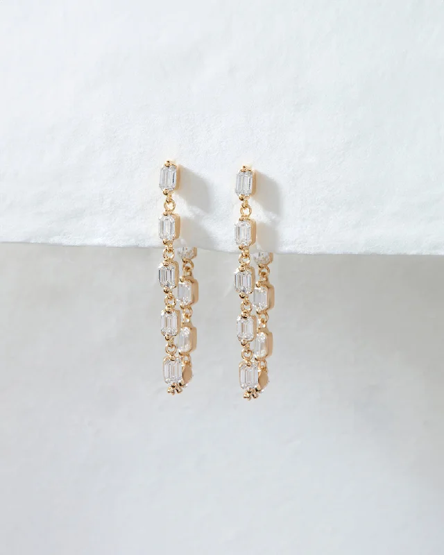 Stunning Statement Jewelry, Unbeatable Discounts The Emerald Cut Ballier Studs