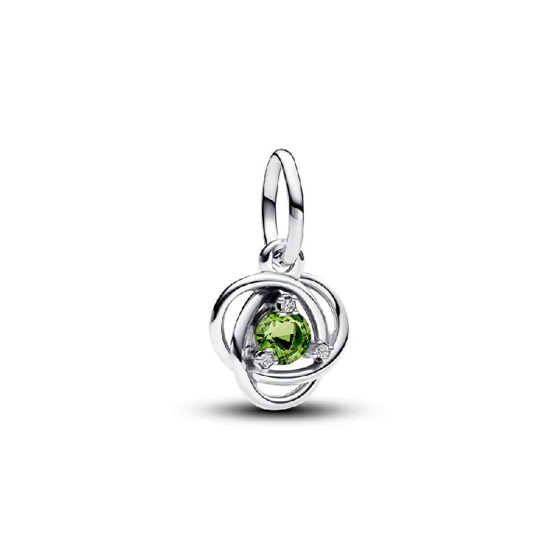 Your Perfect Accessory Now At The Best Price August Birthstone Eternity Circle Dangle Charm
