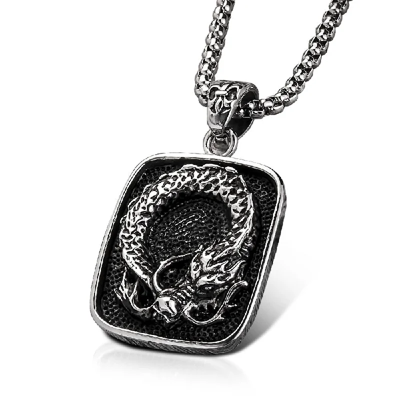 Dragons Lair Steel Pendant