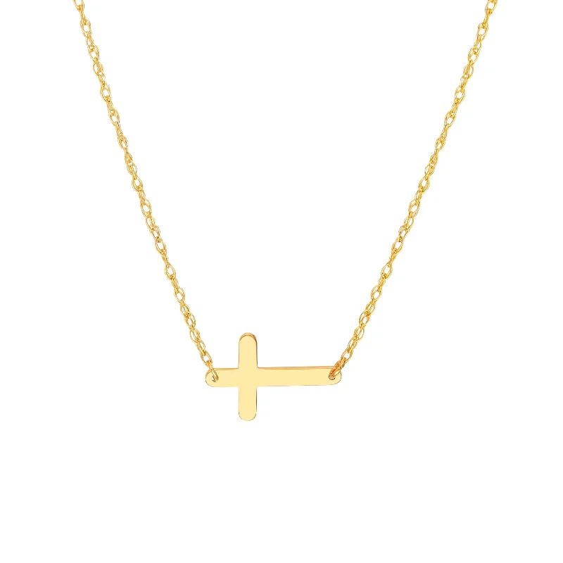 So You Mini E2W Cross Adjustable Necklace