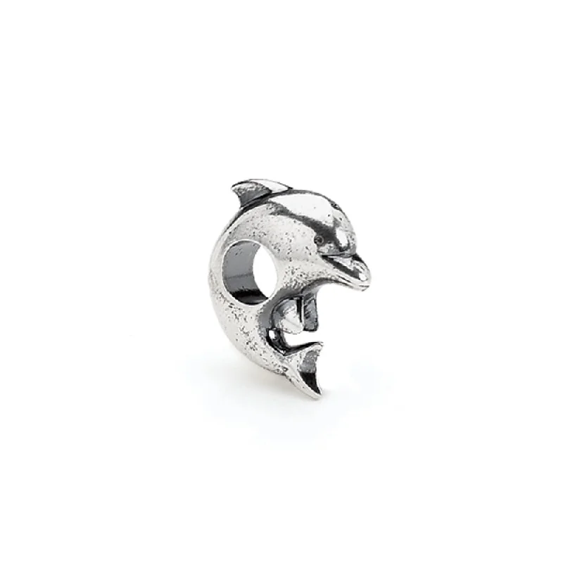 Sterling Silver Dolphin Bead Charm