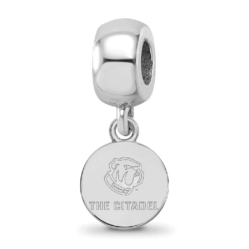 Unmissable Deals On Handmade Jewelry Collections Sterling Silver Rhodium Plated The Citadel XS Dangle Bead Charm