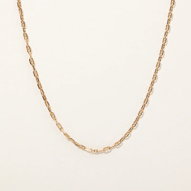 10k Yellow Gold Anchor Link Chain | 20" |