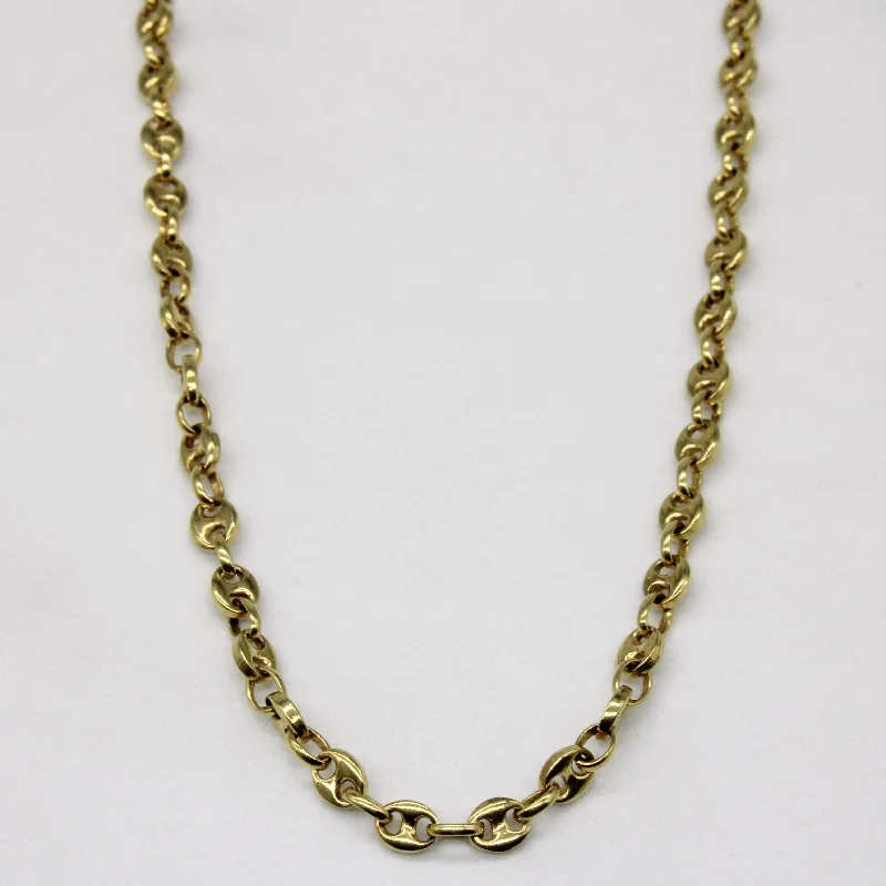 14k Yellow Gold Anchor Link Chain | 24" |