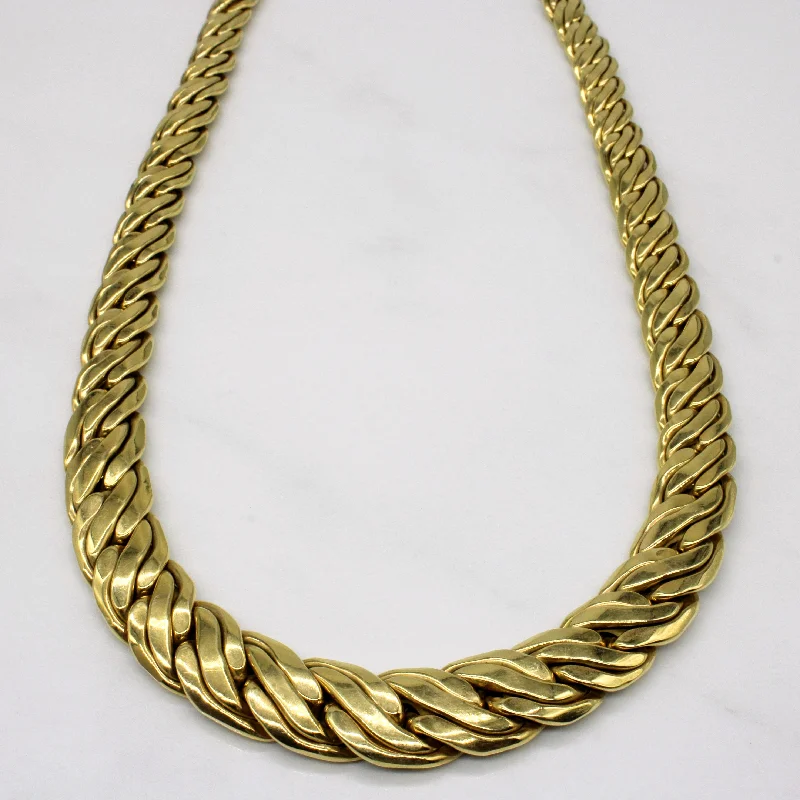 14k Yellow Gold Necklace | 16" |