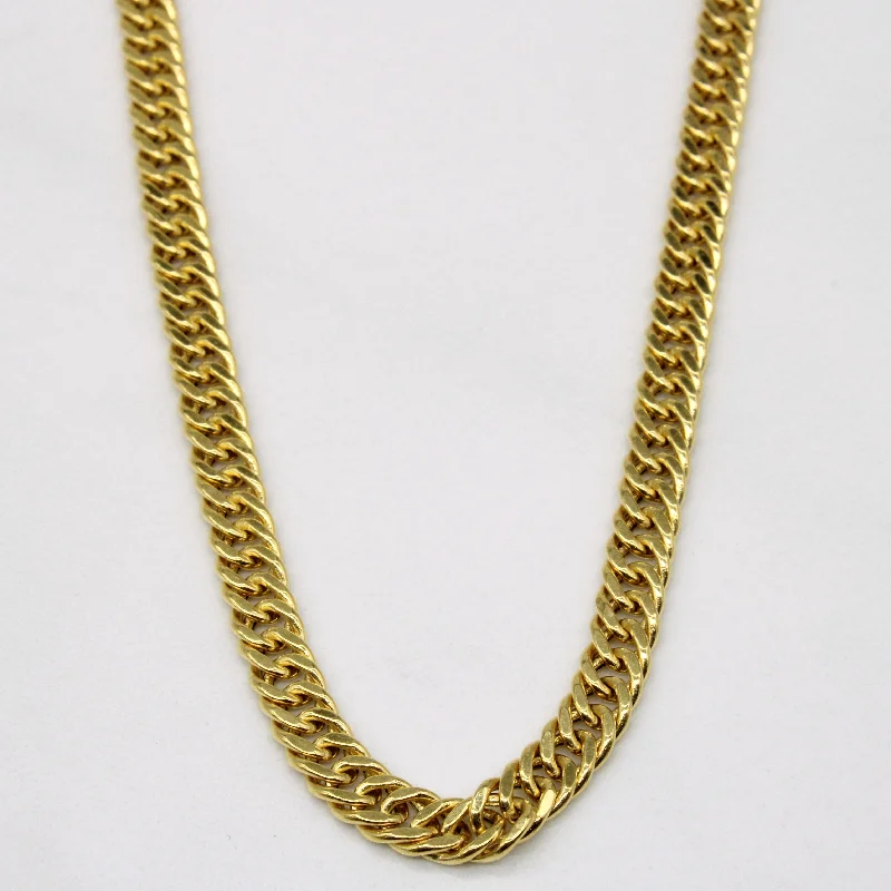 18k Yellow Gold Cuban Link Chain | 20" |