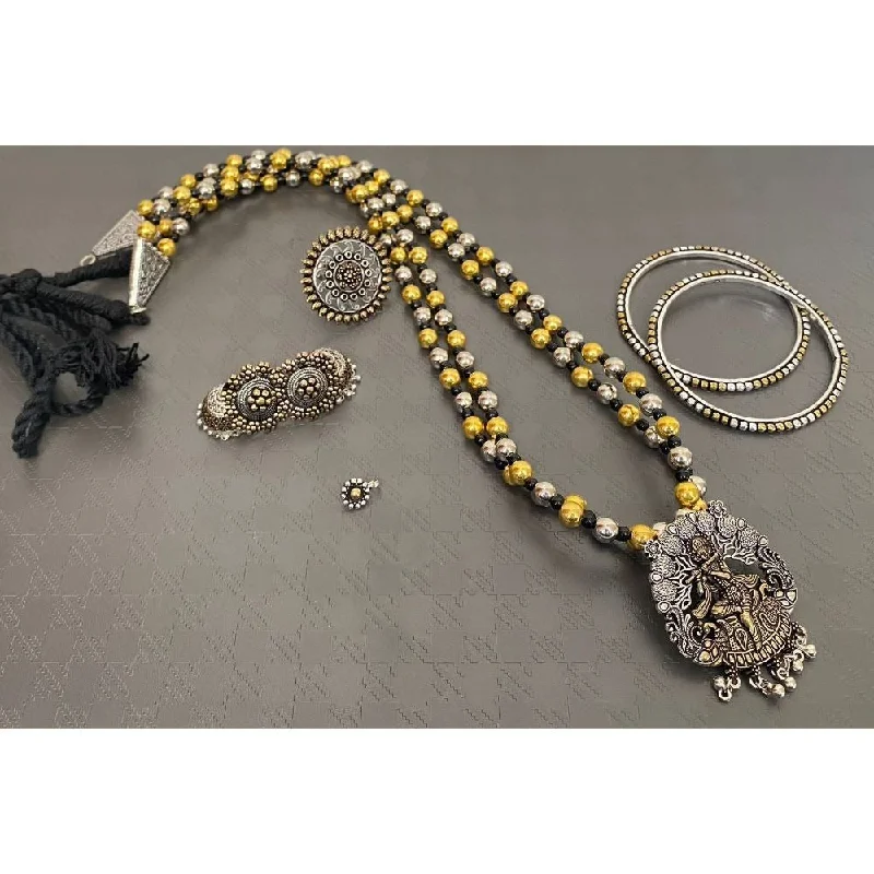 Bestselling Jewelry At Special Promotional Rates Akruti Collection Oxidised Combo Set