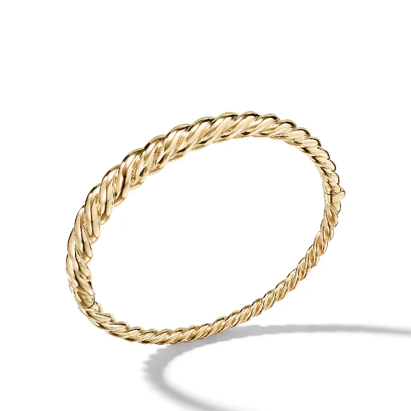 Fashion-Forward Jewelry At Exclusive Discounts Pure Form® Cable Bracelet in 18K Yellow Gold\, 6mm