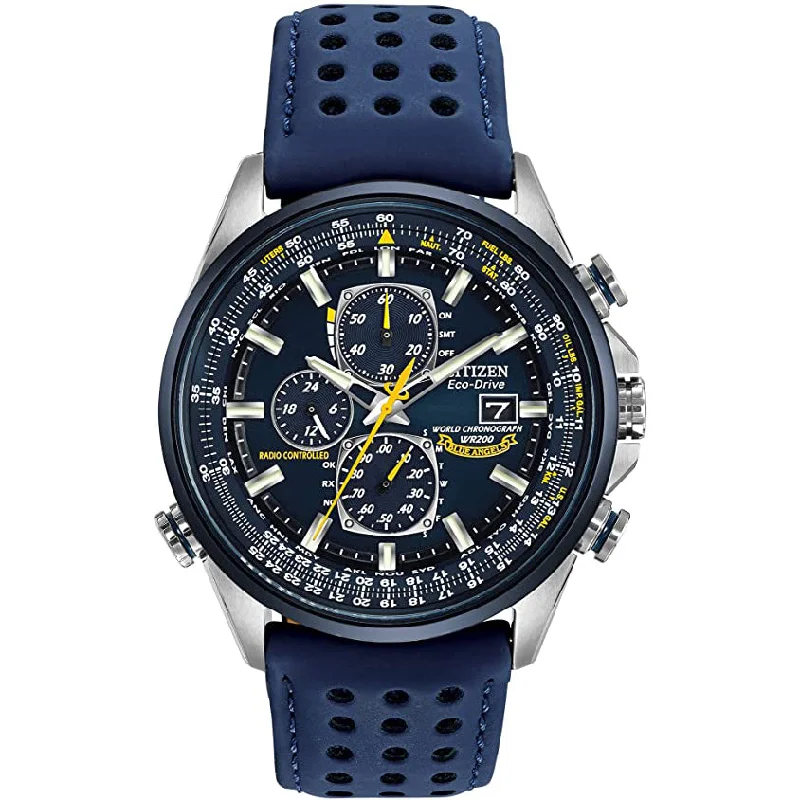 Celebrate Every Occasion With Sparkling Savings Citizen Eco-Drive Blue Angels Promaster World Chronograph A-T AT8020-03L