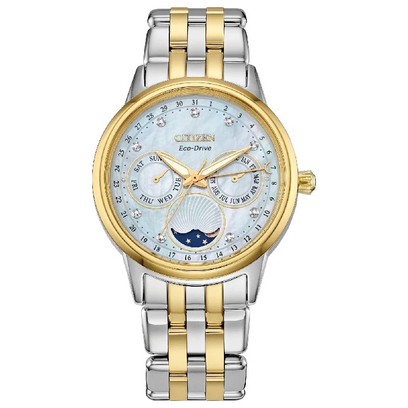 Your Perfect Accessory At The Perfect Price Citizen Eco-Drive Calendrier Moonphase FD0004-51D