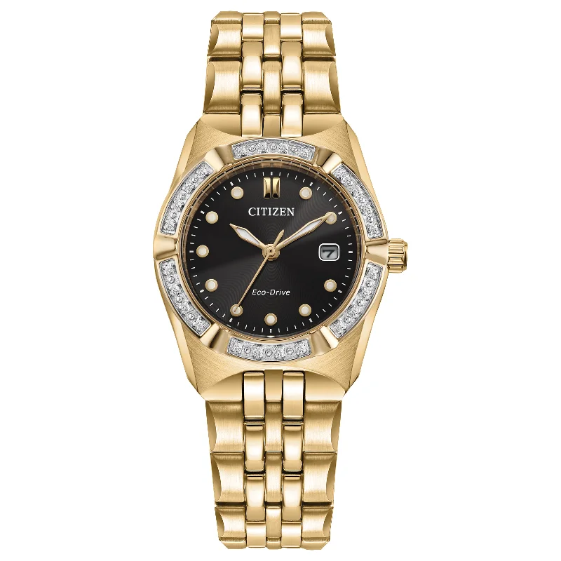 Jewelry Clearance – Final Chance To Save Big Citizen Eco-Drive Corso Diamond EW2712-55E