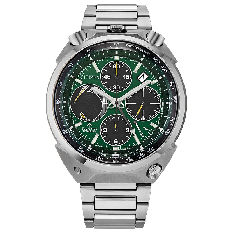 Personalized Engraved Jewelry For Meaningful Gifts Citizen Eco-Drive Limited Edition Promaster Tsuno Chronograph Racer Collection AV0081-51X