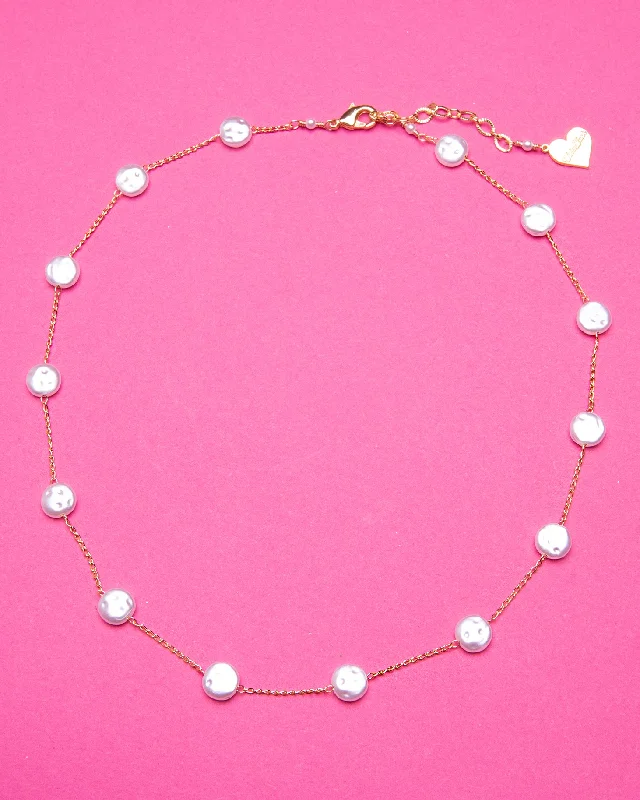 Coin Pearl Choker