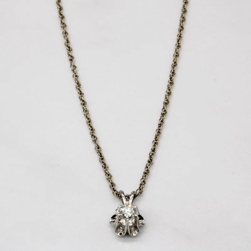 Diamond Pendant & Necklace | 0.15ct | 16" |