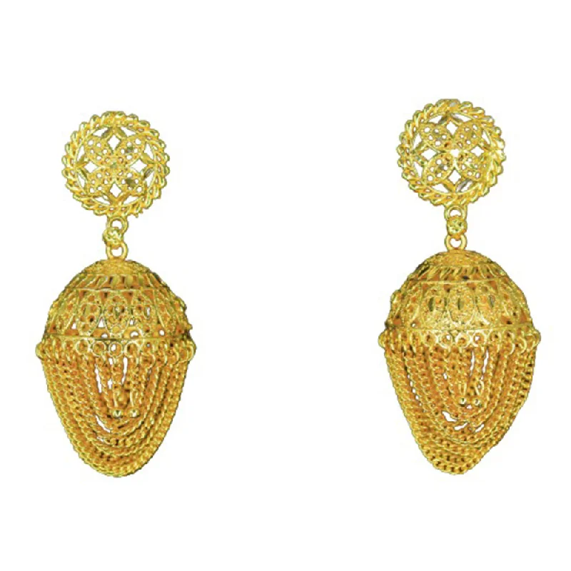 Stunning Jewelry At A Fraction Of The Price Mahavir Gold Plated Jhumki Earring