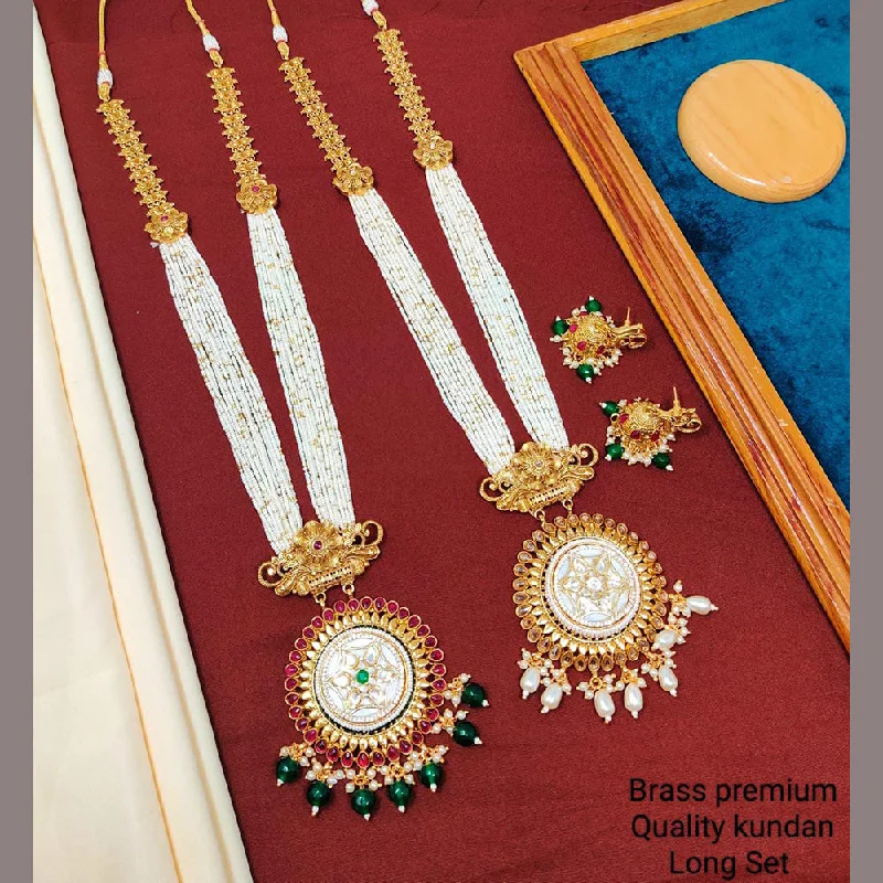 Manisha Jewellery Matte Finish Long Necklace Set