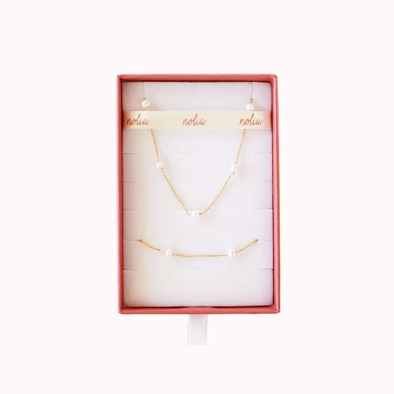 Marie Pearl Chain Gift Set