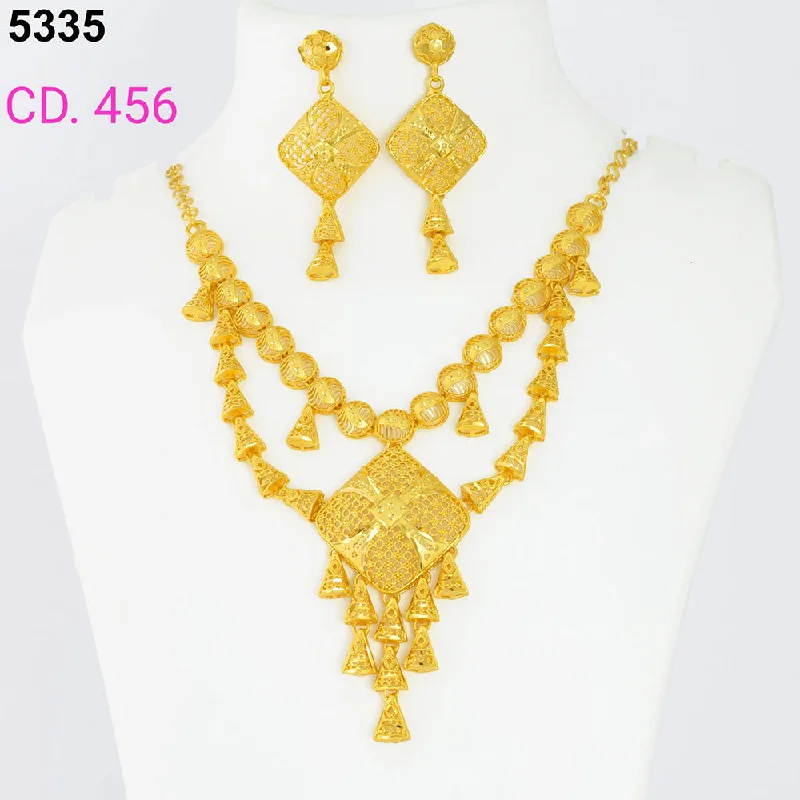 Limited-Stock Jewelry Sale – Once It's Gone, It's Gone MR Jewellery Forming Gold Plated Necklace Set