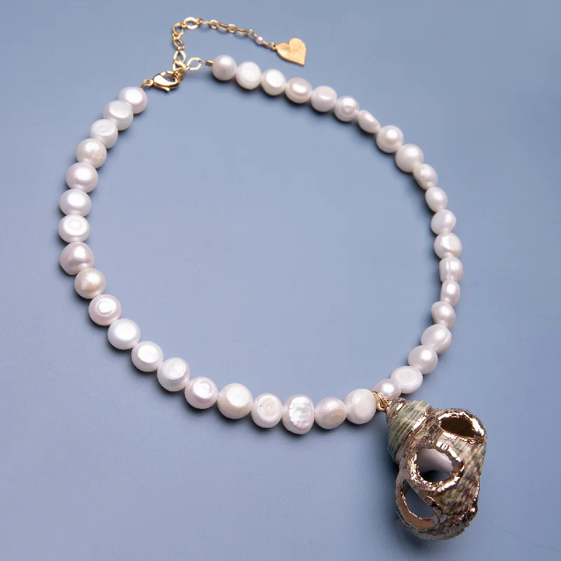 Pearl Conch Necklace