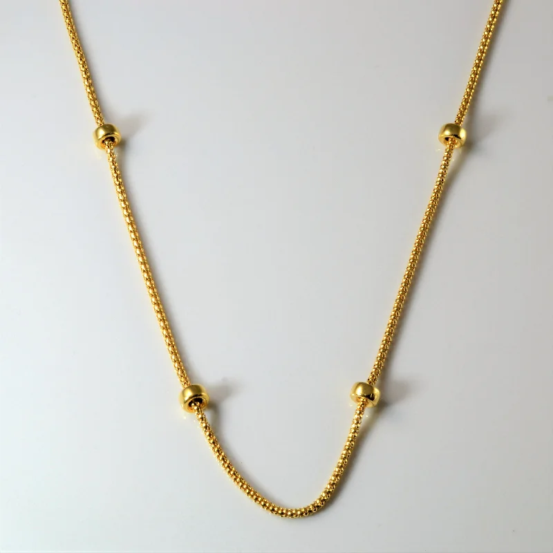 Huge Savings On Timeless Jewelry Collections Gold Bead Chain Necklace | 18" |