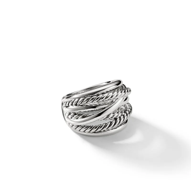 Don't Miss Our Biggest Jewelry Sale Of The Season Crossover Ring in Sterling Silver\, 17mm