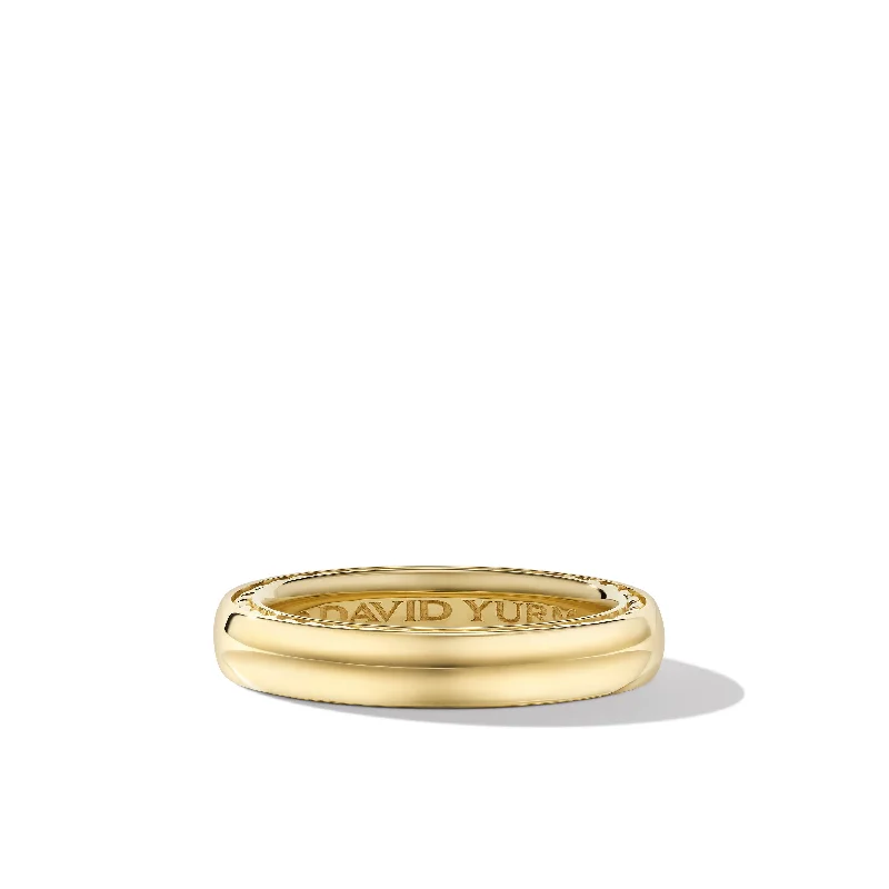 Timeless Elegance Now At Special Discounts Streamline® Band Ring in 18K Yellow Gold\, 4mm