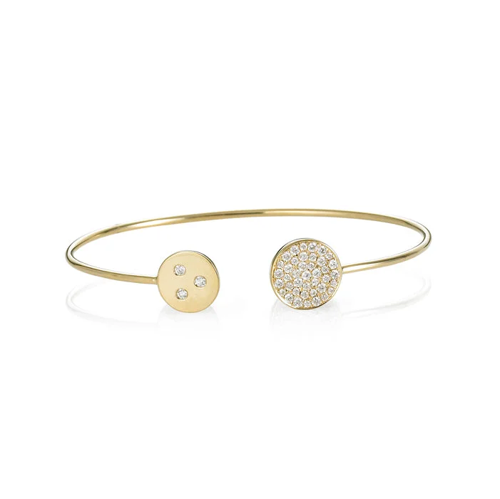 "Sunburst" Diamond Bangle