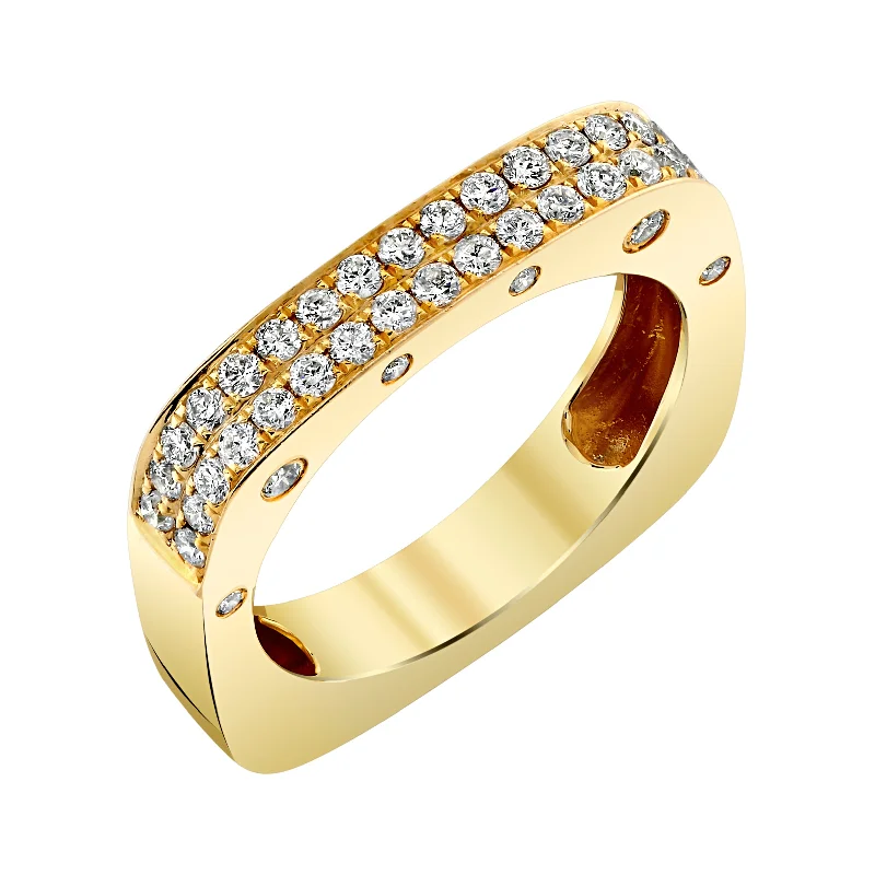 Square Diamond Band