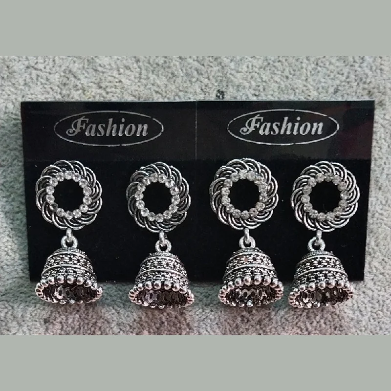 Shop Stylish Jewelry Now And Save Big Tahura Oxidised Plated Jhumki Earrings